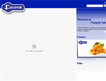 Tablet Screenshot of fusipim.com